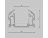 Профиль для монтажа Maytoni Three phase track system Trinity TRA005MP-312S