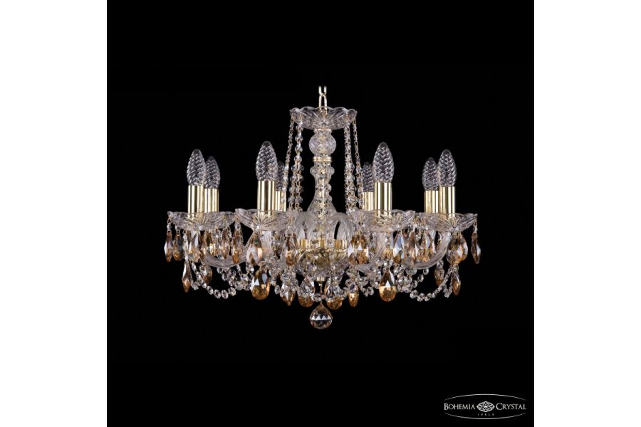 Подвесная люстра Bohemia Ivele Crystal 1402/8/195 G K721