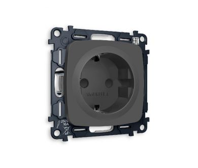 Комплект механизма розетки с/з со шторками Ambrella Volt Omega MO907010