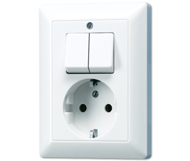 Розетка штепсельная Schuko Jung AS5575EUWW