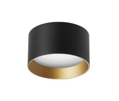 Накладной светильник Arlight SP-BISCOTTO-R140-15W Warm3300-MIX (BK-GD, 80 deg, 230V) 055027