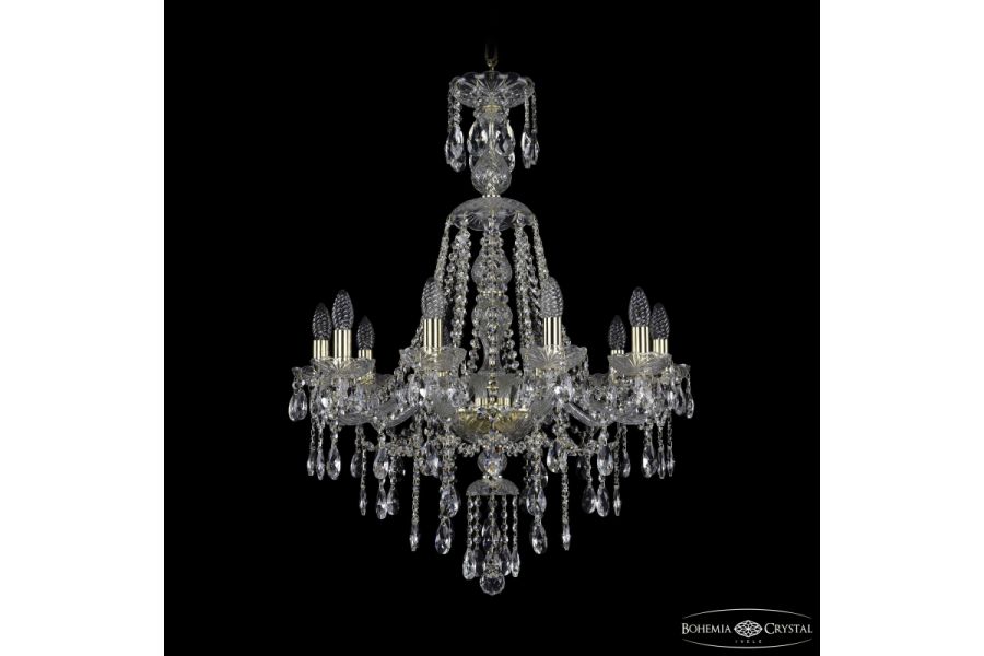 Подвесная люстра Bohemia Ivele Crystal 1415/10/220/XL-86 G
