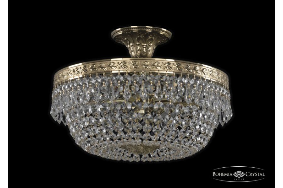 Люстра на штанге Bohemia Ivele Crystal 19011/35IV G