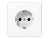 Розетка штепсельная Schuko Jung LS1520NWW
