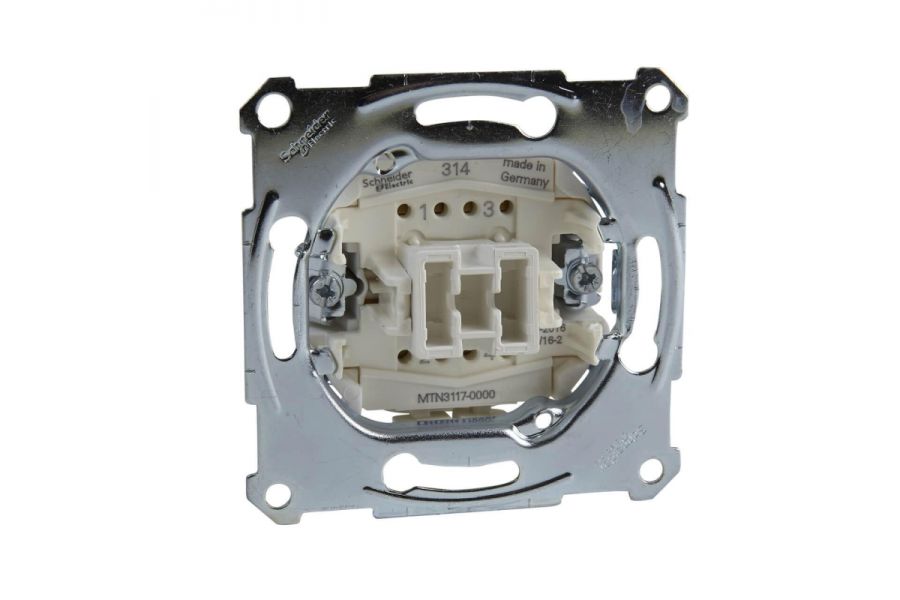 Переключатель одноклавишный Schneider Electric Merten Aquadesign MTN3117-0000