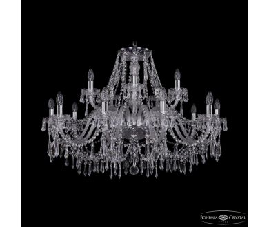 Подвесная люстра Bohemia Ivele Crystal 1403/10+5/360 Ni