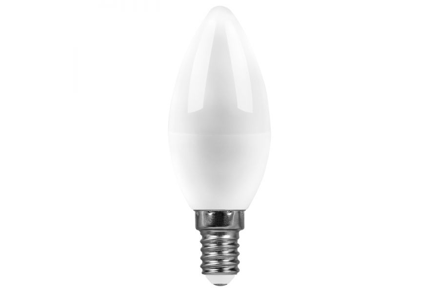 Лампа светодиодная Feron E14 15W 2700K свеча SBC3715 55203