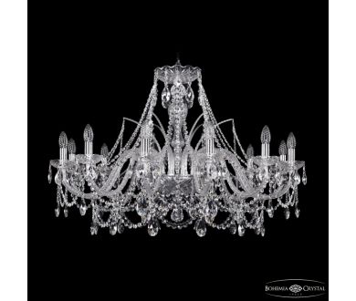 Подвесная люстра Bohemia Ivele Crystal 1411/12/360 Ni