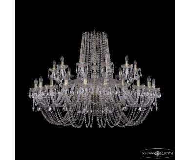 Подвесная люстра Bohemia Ivele Crystal 1402/24+12/530 G