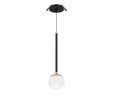 Подвесной светильник Arlight SP-BEADS-HANG-BUILT-T-R100-8W Warm3000 (BK-GD, 180 deg, 230V) 056420