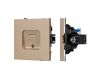 Механизм компьютерной розетки Arlight SCT-TENDO-MPC1-PL-GD (RJ-45, CAT6) 054099