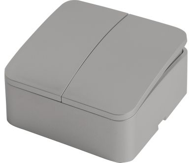 Выключатель двухклавишный Stekker София MSW10-20-03 49297