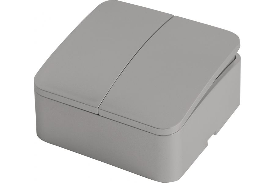 Выключатель двухклавишный Stekker София MSW10-20-03 49297