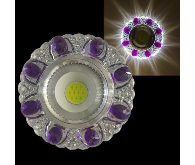 Встраиваемый светильник Reluce 42246-9.0-001PL MR16+LED3W CL/PP