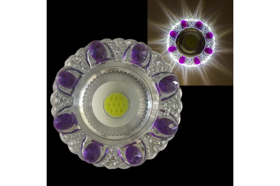Встраиваемый светильник Reluce 42246-9.0-001PL MR16+LED3W CL/PP
