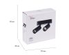 Трековый магнитный светильник (CCT+SMART) Reluce 13005-9.3-002UR magnetic LED2x5W BK CCT+SMART
