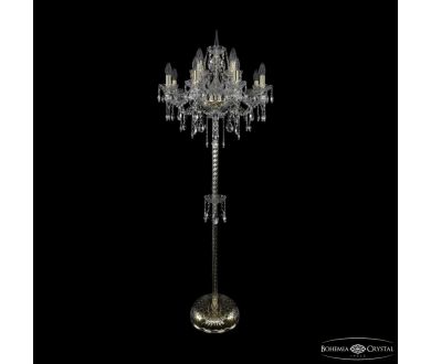 Торшер Bohemia Ivele Crystal 1415T2/8+4/200-165 G