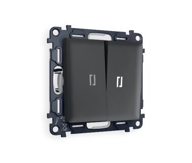Купить Комплект механизма 2-кл выключателя с подсветкой Ambrella Volt Alfa MA904015 Комплект механизма 2-кл выключателя с подсветкой Ambrella Volt Alfa MA904015