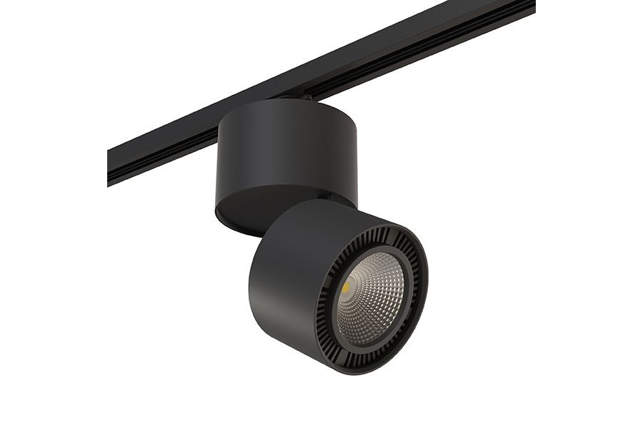 Трековый светильник Lightstar Track 1 black A1T214857 (592067+214857)
