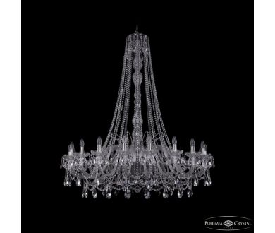 Подвесная люстра Bohemia Ivele Crystal 1411/20/460/h-151 Ni