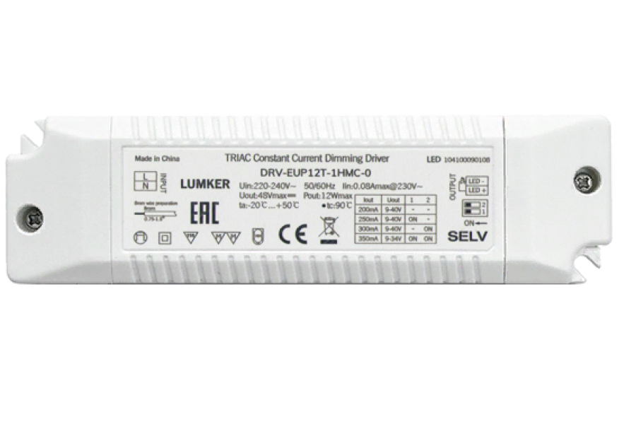 Драйвер диммируемый Lumker DRV-EUP12T-1HMC-0 006164
