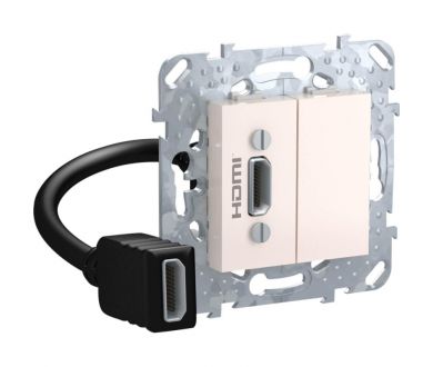 Розетка компьютерная HDMI с переходником Schneider Electric Unica MGU5.430.25ZD
