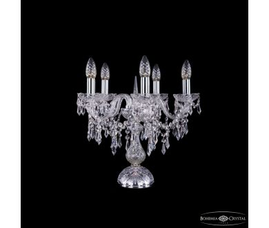 Настольная лампа Bohemia Ivele Crystal 1403L/5/141-39 Ni