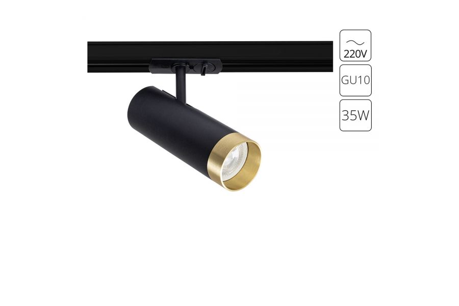Трековый однофазный светильник Arte Lamp Topic A2356PL-1BK