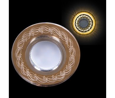 Встраиваемый светильник Reluce 00923-9.0-001CN MR16+LED3W FGD