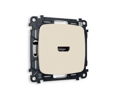 Комплект механизма розетки HDMI 2.0 40V/500MO 2.0GHz 5-18Gbit/s Ambrella Volt Omega MO334010