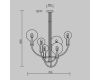 Потолочная люстра Maytoni Status MOD333PL-06B