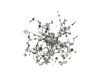 Настенный светильник Crystal Lux GARDEN AP-PL3 D400 CHROME