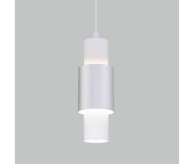 Подвесной светильник Eurosvet Bento 50204/1 LED белый/матовое серебро