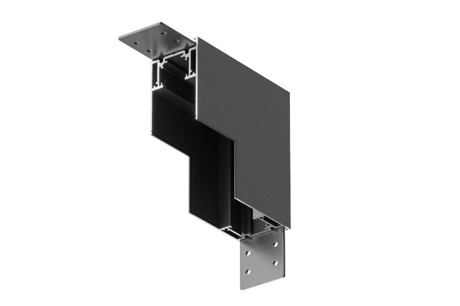 Угловой коннектор внутренний Maytoni Accessories for tracks TRA004ICL-21B