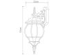 Уличный настенный светильник Arte Lamp Atlanta A1042AL-1BG