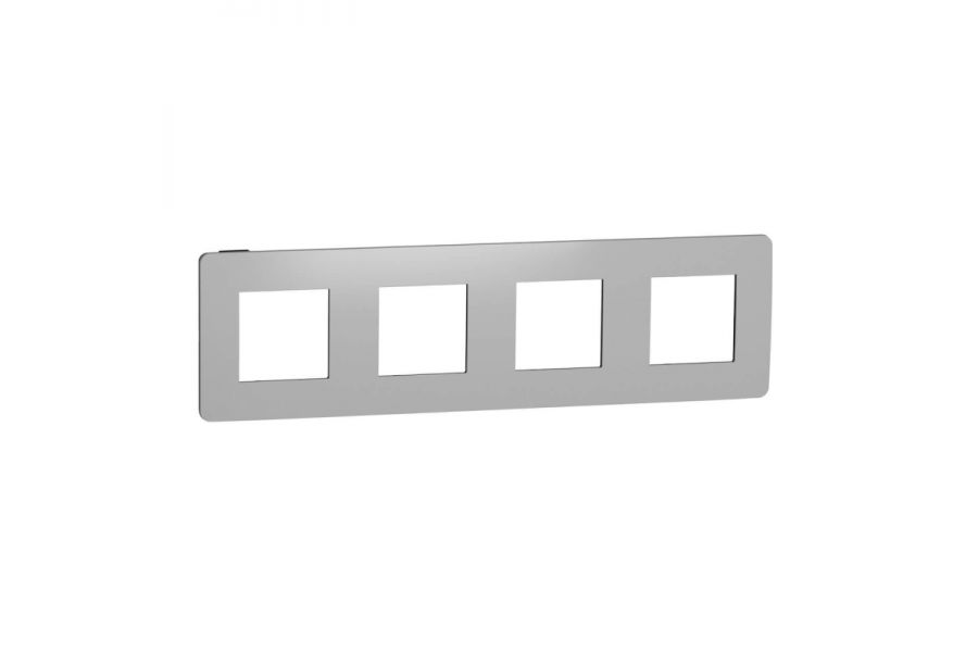 Рамка 4-постовая Schneider Electric Unica New NU280856