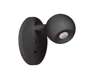 Настенный светильник Arlight SP-OTTORI-WALL-CHARGE-6W Warm3000 (BK, 30 deg, 230V, USB-C) (IP20 Металл) 058480