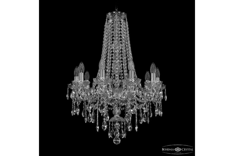 Подвесная люстра Bohemia Ivele Crystal 1415/10/200/h-75 Ni