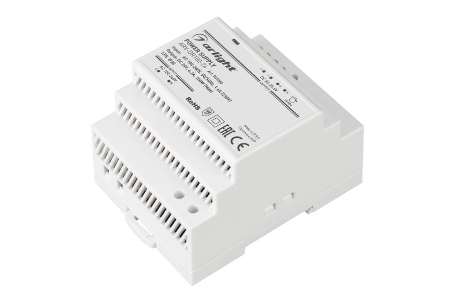 Блок питания Arlight ARV-DR100-24 (24V, 4.2A, 100W) 031087