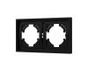 Рамка пластиковая на 2 поста Arlight FRM-TENDO-SFPL-2-BK 054646