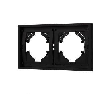 Рамка пластиковая на 2 поста Arlight FRM-TENDO-SFPL-2-BK 054646