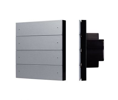 Кнопочная панель Arlight SMART DALI-301-22-8K-D2-IN Grey (BUS, Frameless) (IARL, IP20 Пластик) 059053