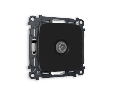 Комплект механизма TV розетки проходной 5-1000 MHz 4dB Ambrella Volt Omega MO813030