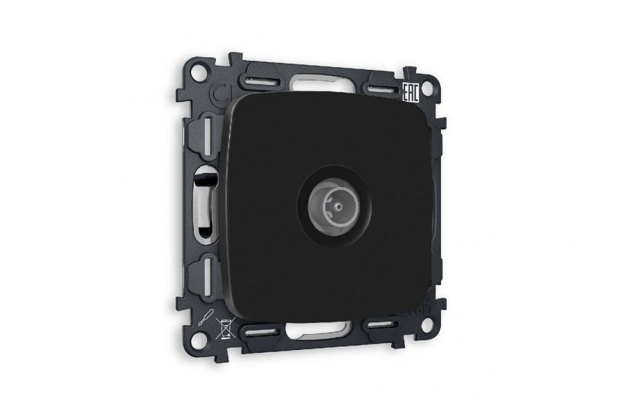 Комплект механизма TV розетки проходной 5-1000 MHz 4dB Ambrella Volt Omega MO813030