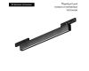 Трековый магнитный светильник Arlight MAG-MICROCOSM-FLAT-L300-8W Warm3000 (BK, 100 deg, 24V) 043271