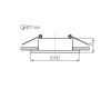 Кольцо точечного светильника Kanlux Feline 37260