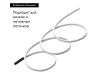 Трековый магнитный светильник Arlight MAG-MICROCOSM-FLAT-ELASTIC-L2000-16W Warm3000 (BK, 100 deg, 24V) 043250