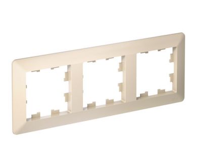 Рамка 3-ая Systeme Electric AtlasDesign Air Бежевый/дымчатый белый ATN220203