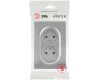 Розетка Эра Arktik 16-2107-03 без заземления двойная 2X2P 16А-250В алюминий Б0071683