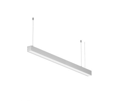 Линейный подвесной светильник Maytoni Technical 4000K 50x50 (Серебро, 1 м) LL312020